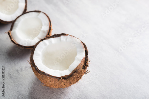 Fresh coconut fruit