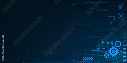 Vector background in the concept of technology.