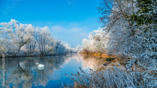 Winterliche Flussauen