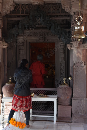 Temple of Chamunda Mata ji built in Jodhpur Maherangarh Fort, Rajasthan © Pooja Prajapat