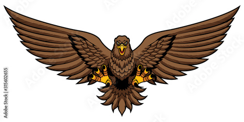 Golden Eagle Attack Mascot