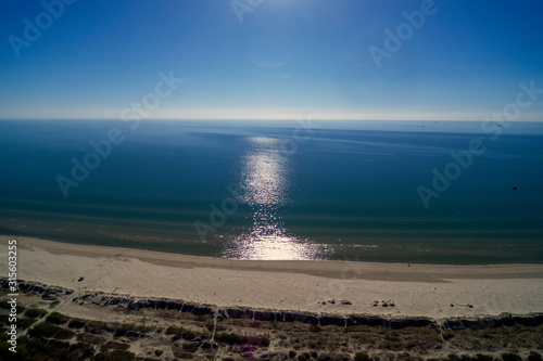 Eastern coast of Baltic sea at Liepaja  Latvia.