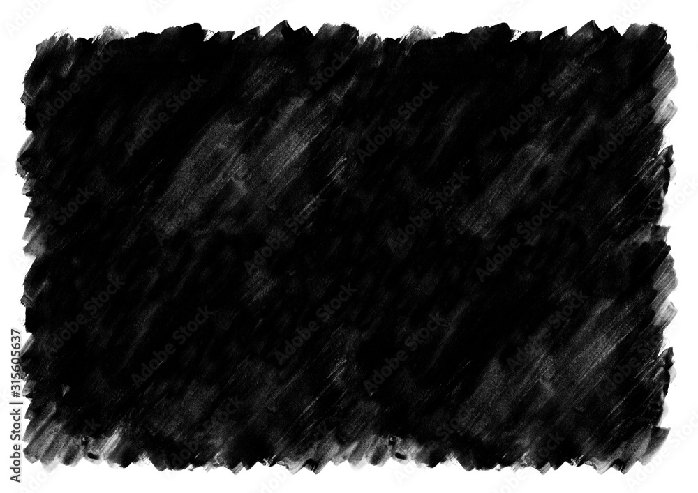 黒色の水彩絵の具塗った色斑テクスチャ Stock Illustration Adobe Stock