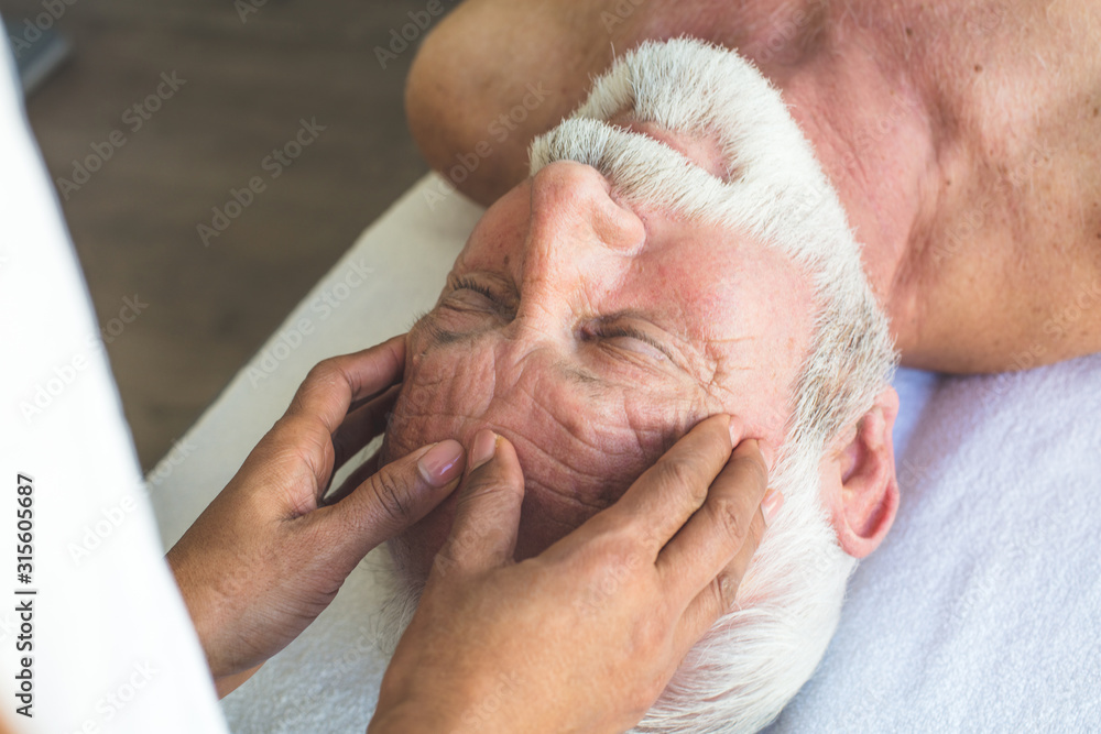 Capable hands of a master masseur. Capable hands of a master masseur.