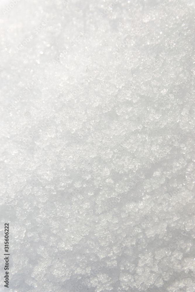 high angle view of snow texture