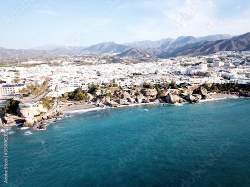 view of the sea and mountains