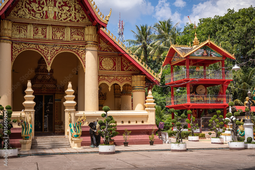Wat Mixai Buddhist Temple monastery in Vientiane, Laos
