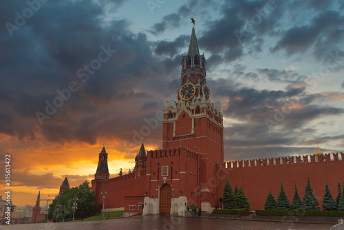 Kremlin and Red Square in Moscow.