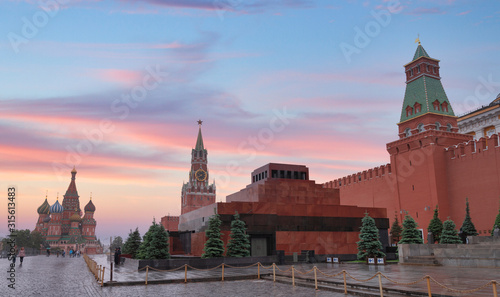 Kremlin and Red Square in Moscow.