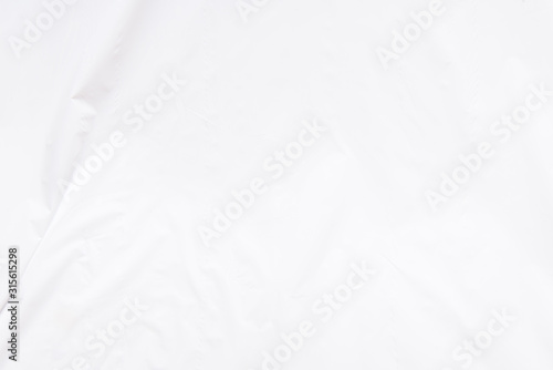 White plastic polythene textured backgrouns, copy space