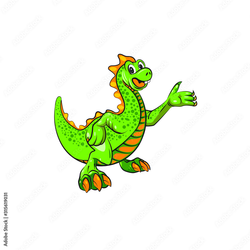 Welcome mascot illustrations full color Welcome mascot illustrations full color