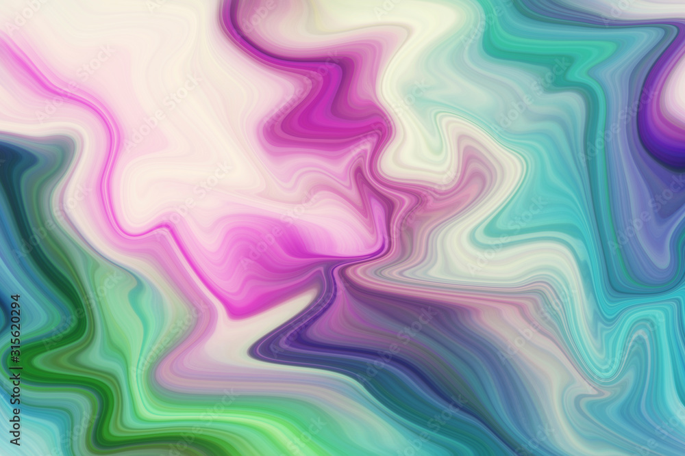 Abstract Color flow gradient background. Liquid marble art texture ...