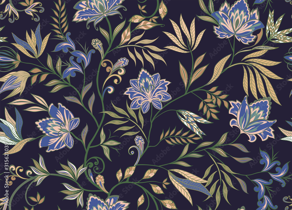 Fototapeta premium Seamless pattern in ethnic traditional style.
