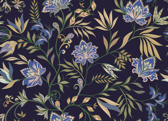 Crédence de cuisine Styles patrons Motif ethnique traditionnel sans couture  © legon
