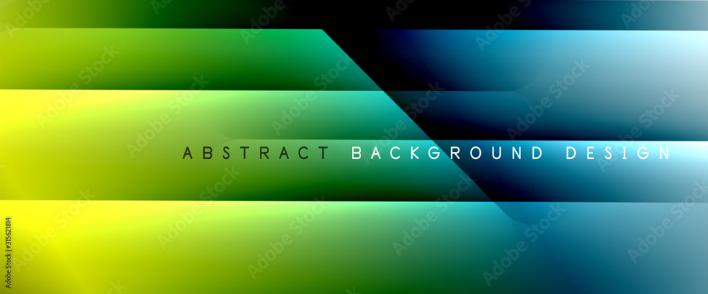 Trendy simple fluid color gradient abstract background with dynamic straight shadow line effect. Vector Illustration For Wallpaper, Banner, Background, Card, Book Illustration, landing page - obrazy, fototapety, plakaty 