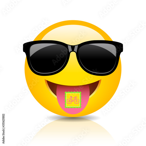 Freaky psychedelic emoji