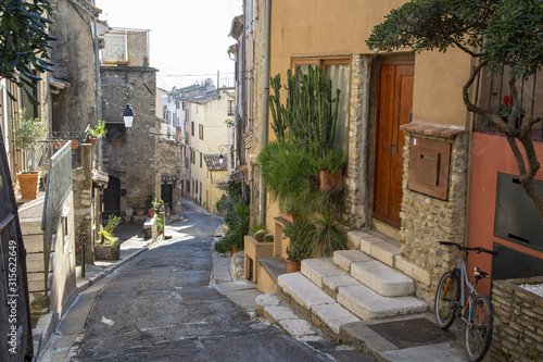 The medieval village of Haut de Cagnes on the french riviera.