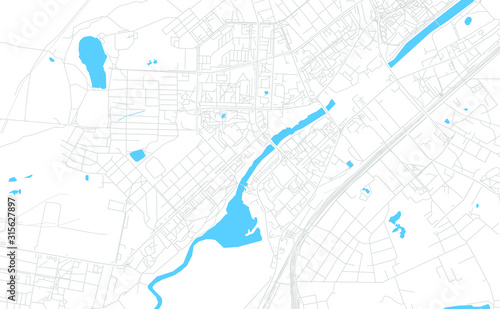 Orekhovo-Zuyevo, Russia bright vector map