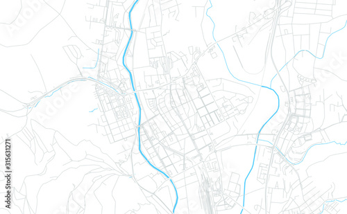 Presov, Slovakia bright vector map photo