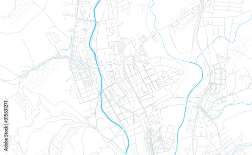 Fotografi Presov, Slovakia bright vector map