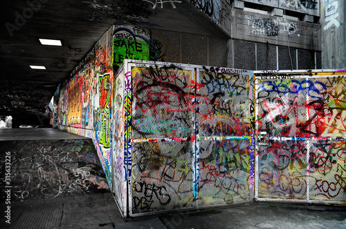 Teen Graffiti on the wall
