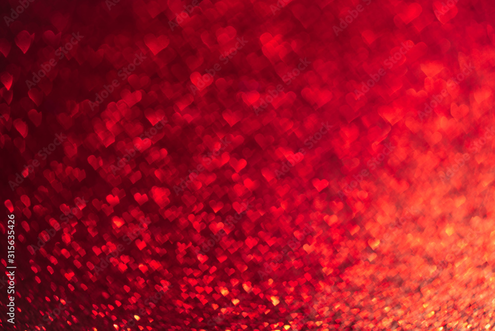 Abstract light, red bokeh pattern in heart shape. St Valentines Day or Holiday concept, background image. Abstract light, red bokeh pattern in heart shape. St Valentines Day or Holiday concept, background image.