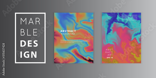 Vector iridescent pattern