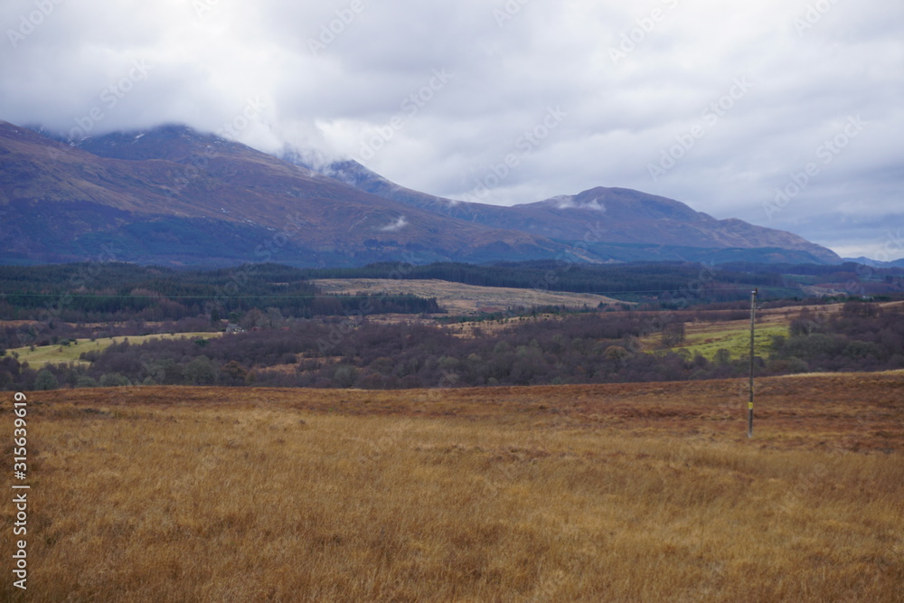 Fototapeta premium Mountains of the Scottish Highlands