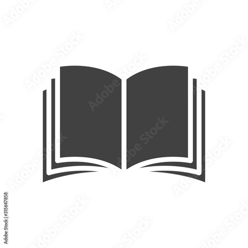 book - education icon vector design template