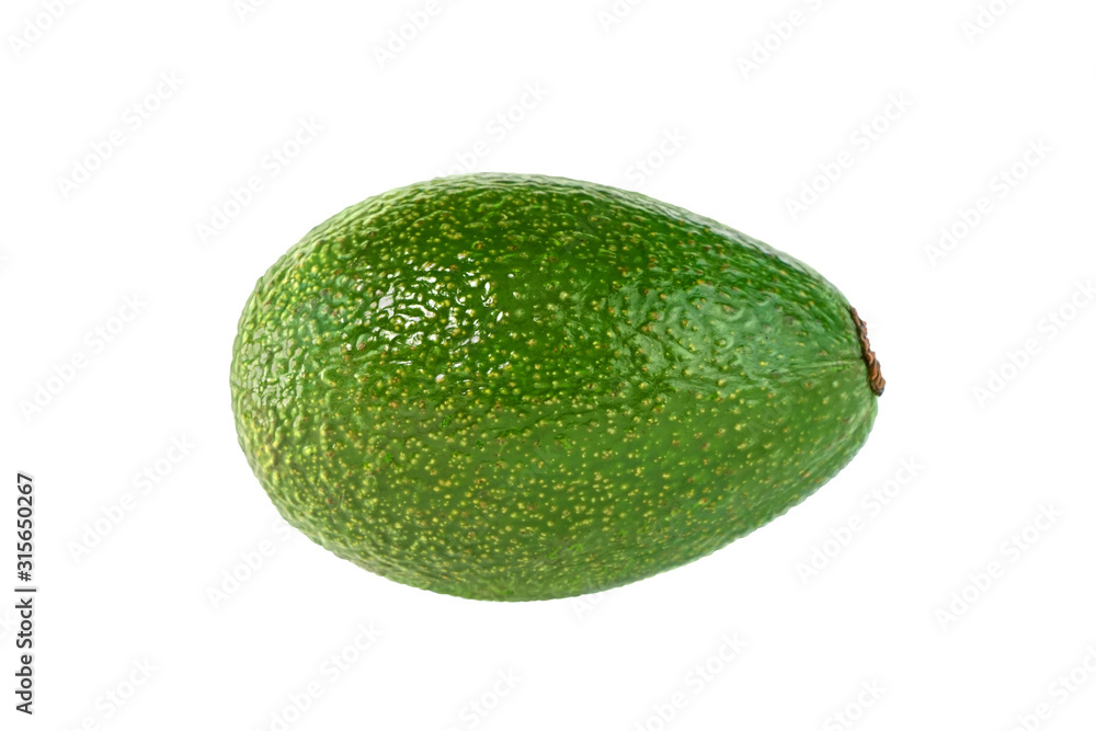 Whole avocado isolated on white background. Copy paste. Whole avocado isolated on white background. Copy paste.