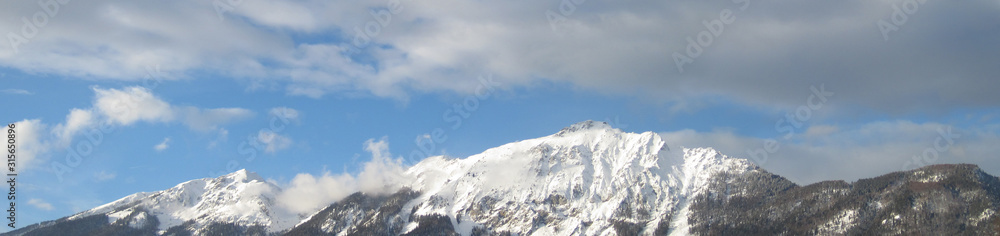 Landscape. Mountain Panorama View. Photo made in Germany