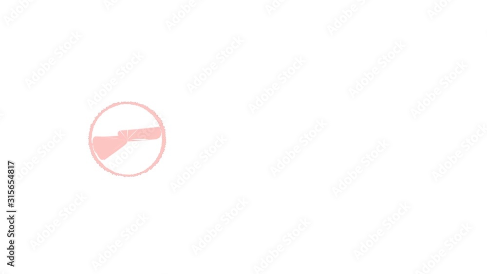 Self drawing pink citrus fruit, grapefruit. Sketch animation, doodle. Copy space, white background. Concept of healthy eating. Self drawing pink citrus fruit, grapefruit. Sketch animation, doodle. Copy space, white background. Concept of healthy eating.