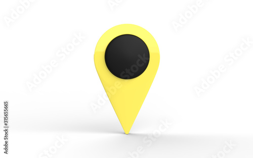GPS.navigator pin pointer isolated on a white background. 3d illustration Free Download GPS.navigator pin pointer isolated on a white background. 3d illustration - GFXLoad