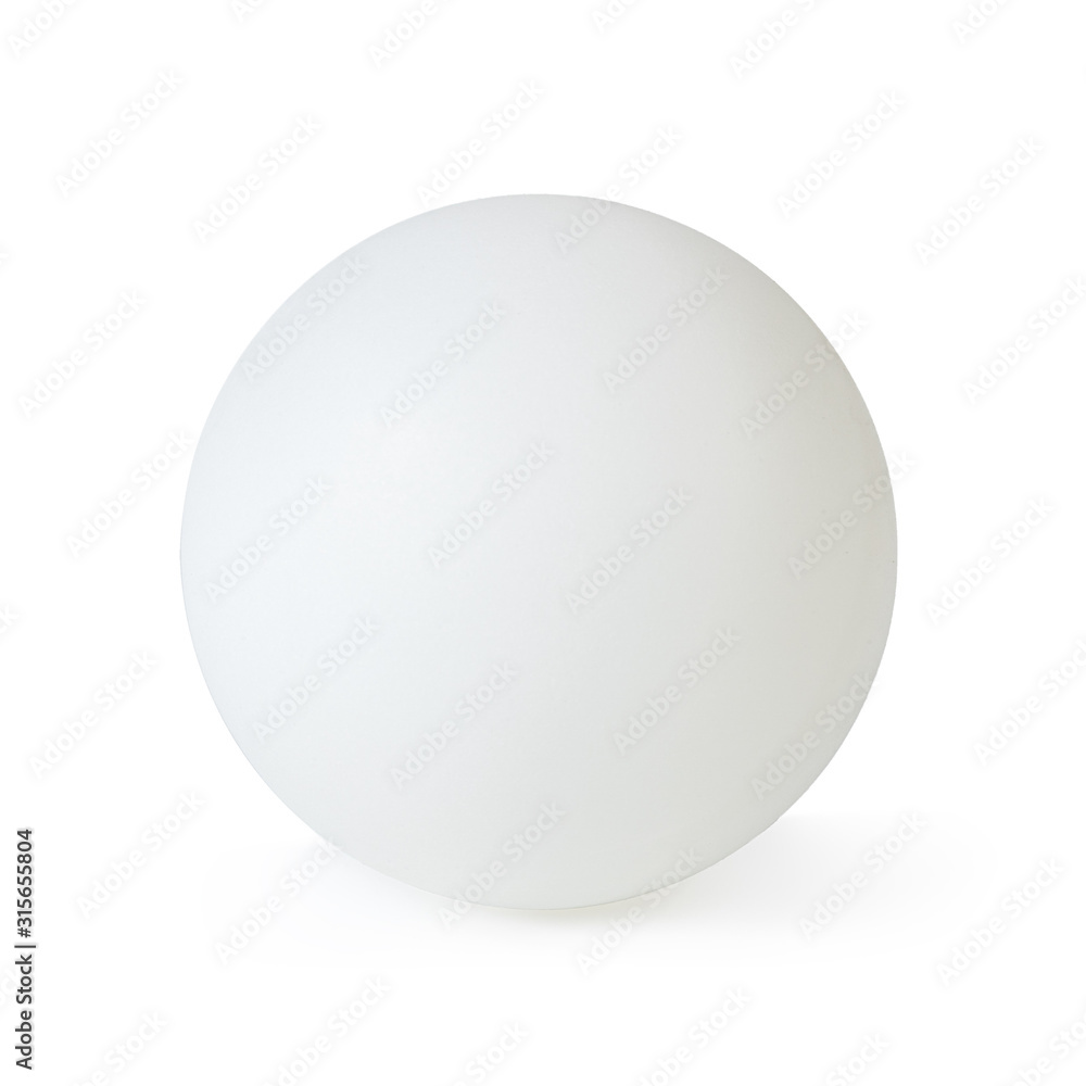 Table tennis ball isolated on white background Table tennis ball isolated on white background
