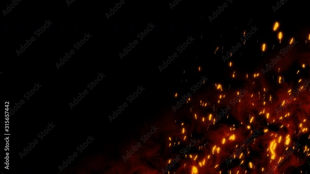 Burning red hot flying sparks fire in the night sky. Beautiful abstract background flying wing shape on black background. Burning red hot flying sparks fire in the night sky. Beautiful abstract background flying wing shape on black background.