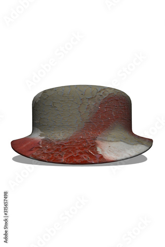 colorful hat isolated on white background
