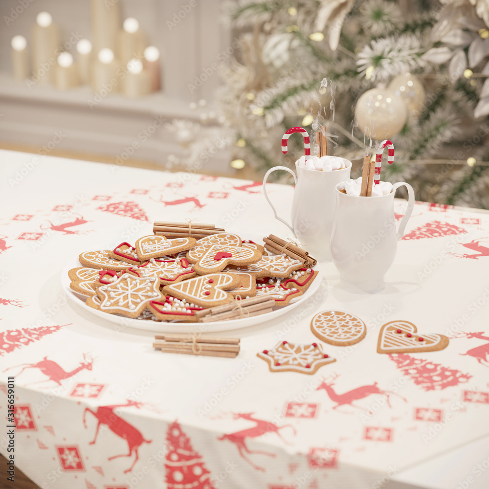 Naklejka premium Christmas