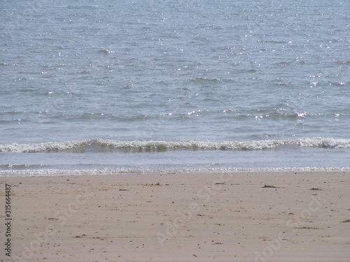 waves on the beach