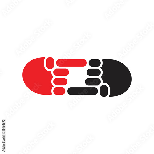 debate hand finger blaming each other symbol vector
