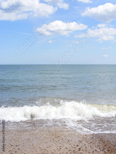 waves on the beach