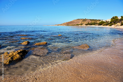 Принти на полотні beach in sciacca (lumia) sicily italy
