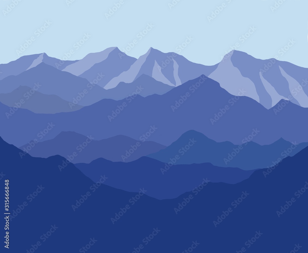 Naklejka premium Lazy Morning with the View