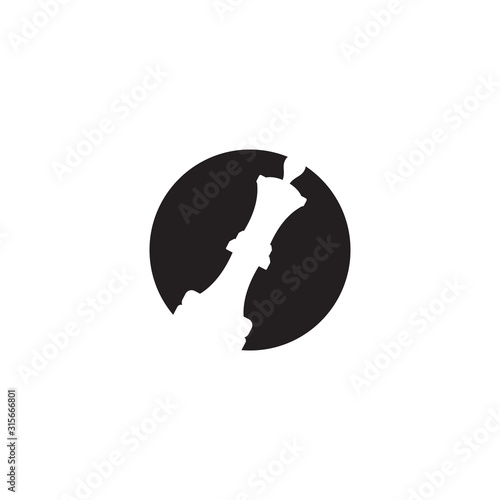 Chess sport logo design vector icon template