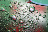 abstract background - waterdrops on background of different colors. Horizontal image
