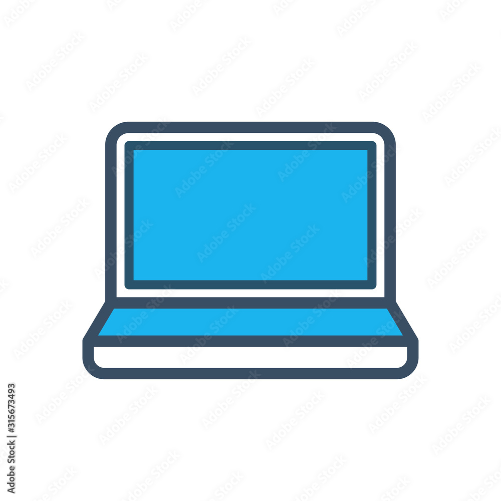 Laptop icon vector template illustration design Laptop icon vector template illustration design