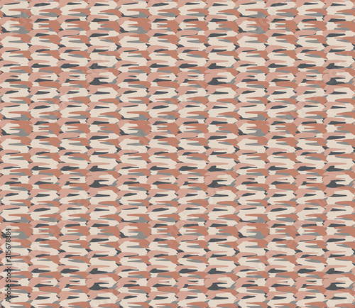 Hand drawn whimsical woven texture seamless pattern. Vector painterly textured organic criss cross weave marks background. Playful gender neutral abstract. Irregular textile repeat all over print. 