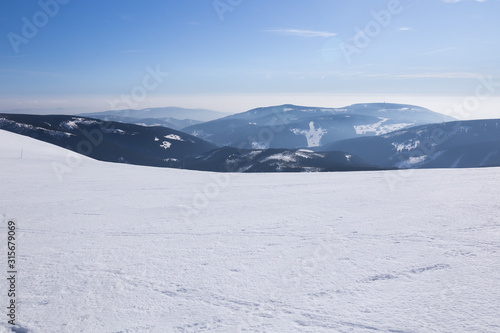 Landscape of the Giant mountains (Krkonose) in winter © Alexander Erdbeer