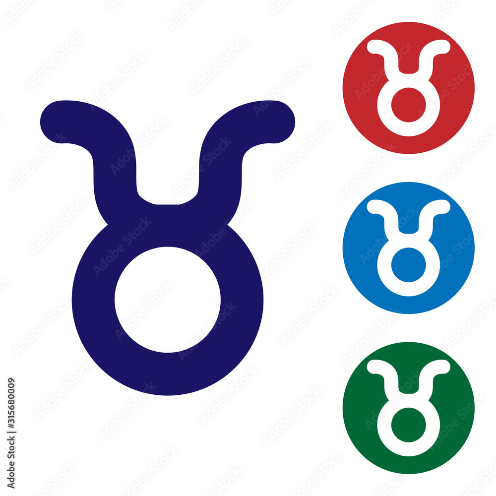 Zodiac sign. Astrological horoscope collection. Vector