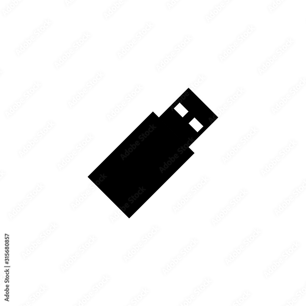 Usb flash drive icon. Memory symbol. Logo design element Usb flash drive icon. Memory symbol. Logo design element