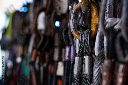 Shackle inspection and color coat